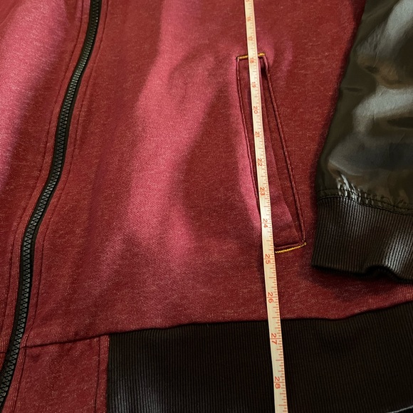 XL RAW YARN INDUSTRIES Red Dragon Asian Unisex Lightweight Jacket Fall Winter - Picture 7 of 10